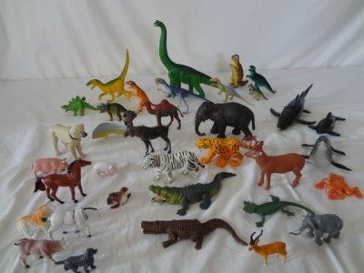 35p LOT ANIMALS Dinosaurs/Sea Creatures/Elephant/Crocodile Safari LTD 