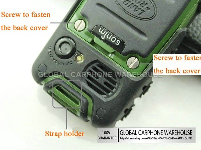 New Quadband LAND ROVER MILITARY Water Dust Proof Defender Mobile CELL 