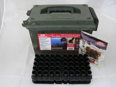 MTM 100 Shotgun Shell 20GA Ammo Case Camo Dry Box  