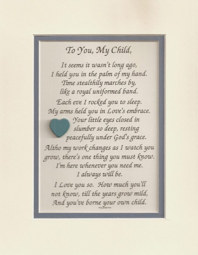 GOD Grace CHILD Daughter LOVE Son verses poems plaques  