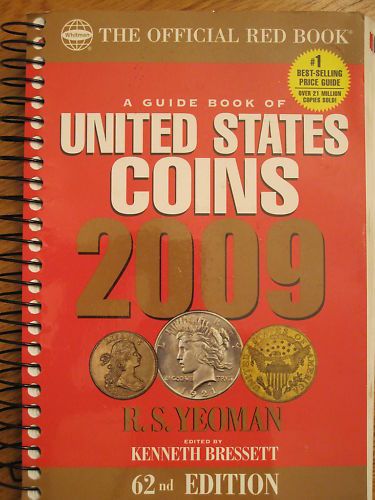 Red Book Guide Book of U.S. Coins 2009   Spiral bound  