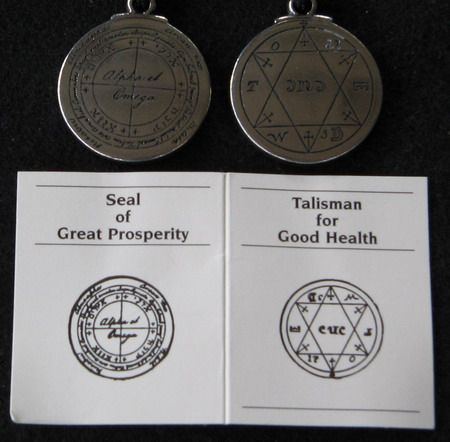 HEALTH & PROSPERITY TALISMAN PENDANT AMULET wicca witch  