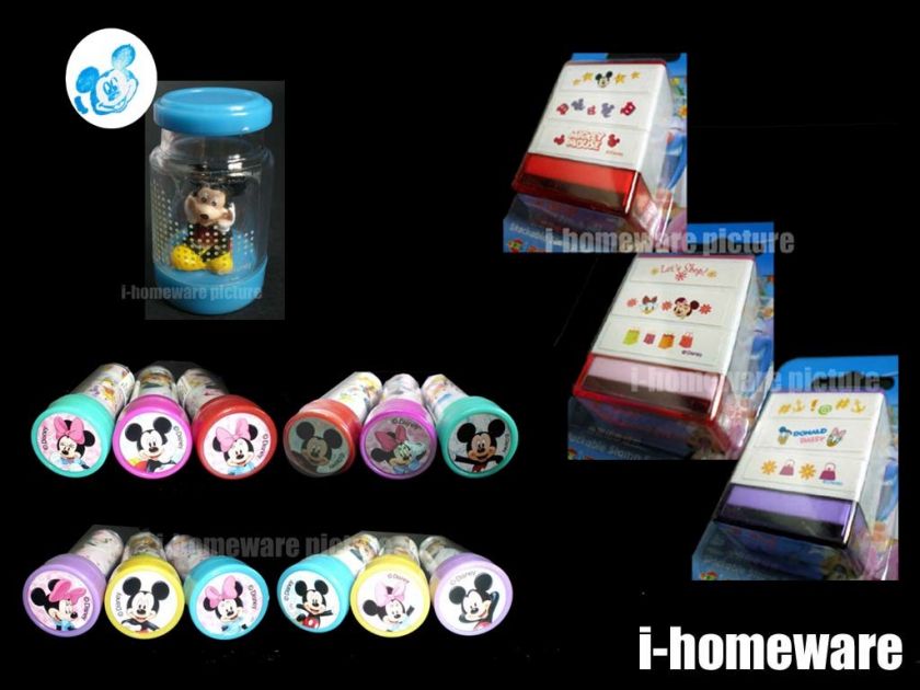   Minnie Mouse Disney Party Gift Supply Self Inking Stamps Stampers