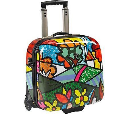 Romero Britto New Flowers Luggage Heys E Case Laptop  