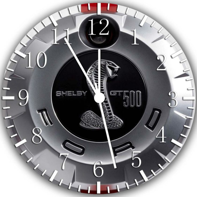 Ford Mustang GT Cobra Logo wall clock Room Decor #075 Fast shipping 