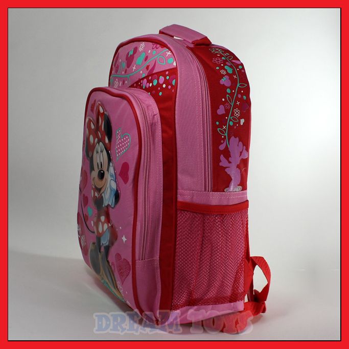 Disney Minnie Mouse Oh My 16 Backpack   Book Bag School Girls 