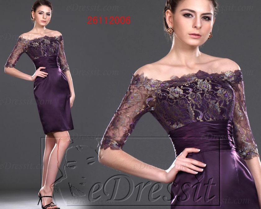 eDressit Neu Beige Wunderbar Ein Schulter Faltig Abendkleid Ballkleid 