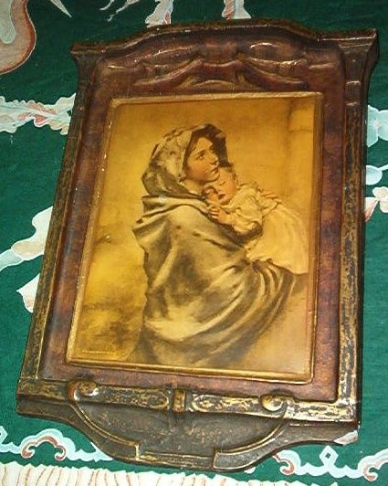 Vintage Madonna Print Samuel Schiff Co NY  