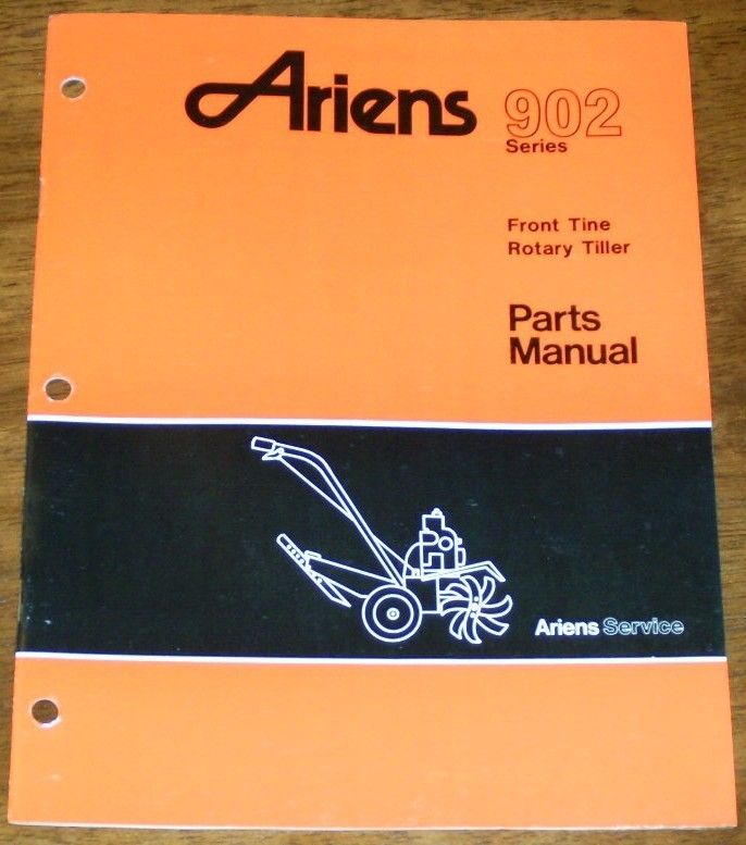   902 Series Front Tine Rotary Tiller Parts Manual PM 02 88  
