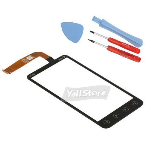 New Touch Glass Screen Digitizer Lens Panel For Sprint HTC EVO 3D 