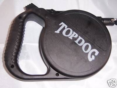 New Long Automatic Retractable Black Leash LARGE DOGS  