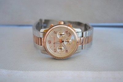 Michael Kors Silver with Rose GoldTone Womens Watch MK5315 #33  