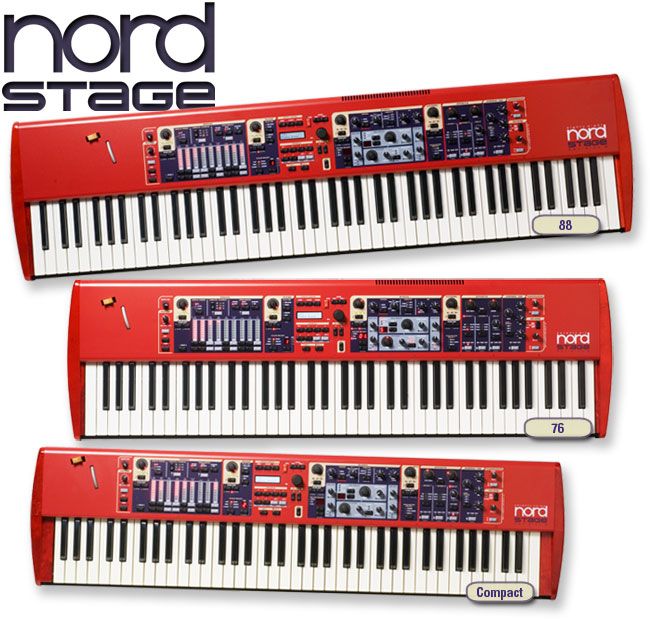 Clavia NORD STAGE 88 Digital Piano/Keyboard with SKB Rolling Hard Case 