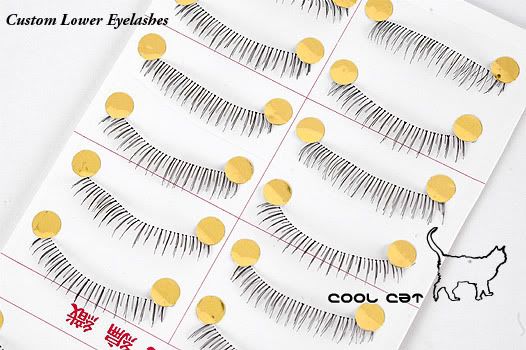 Custom Handmade Lower Eyelashes【E19】10 pairs Values Box  