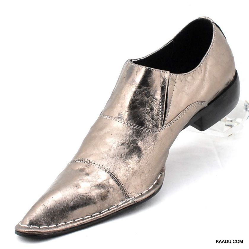 XL0022 CLEVIS Mens fashion shoe Gold Black  