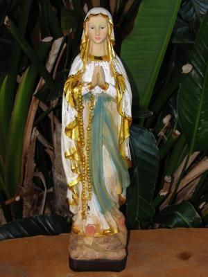 VIRGIN MARY STATUE BLESS MOTHER RELIGION GREAT GIFT  