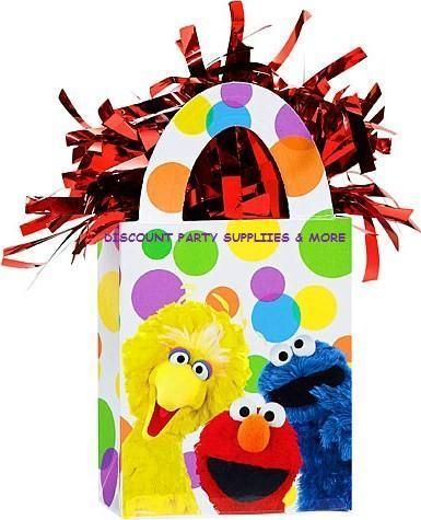   Street Elmo & Friends Mini Tote Balloon Weight Party Supplies  